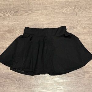 Chic Black Skater Skirt